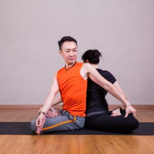 Couple Yoga Moves